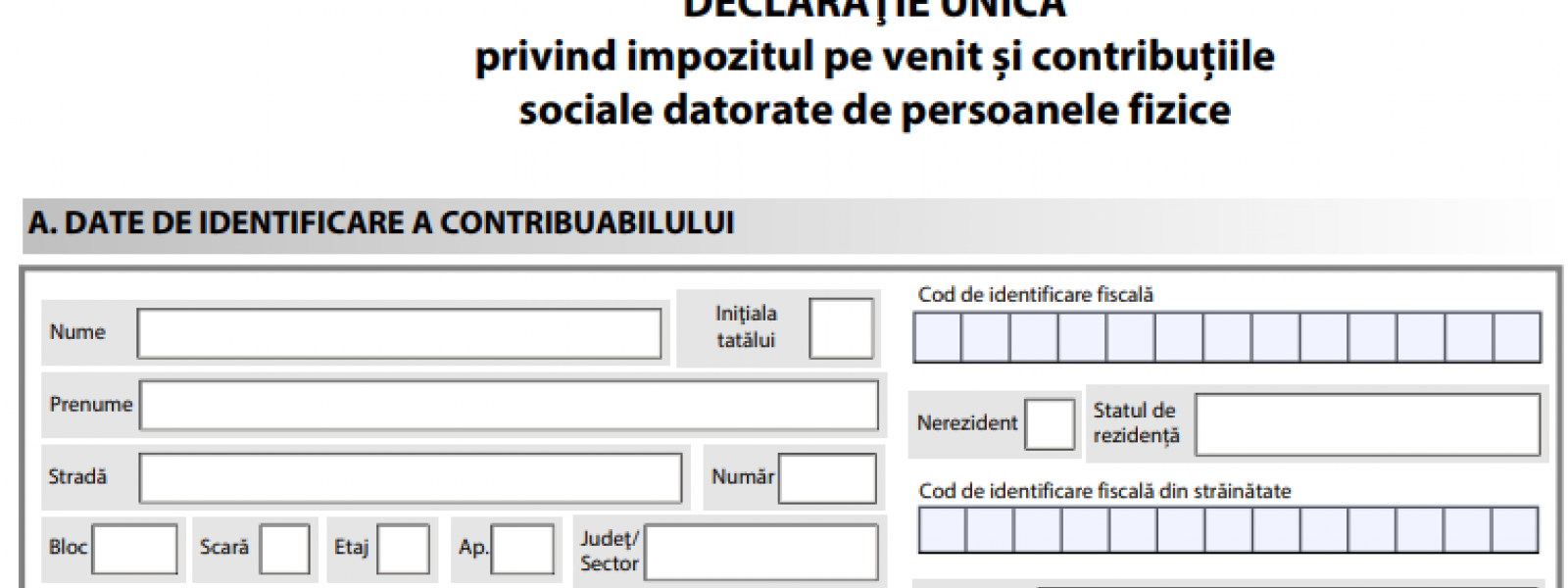 Termenul De Depunere A Declarației Unice In 2020 Amanat Sibiu 100